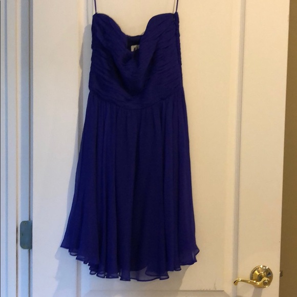 Halston purple cocktail dress size2 - Picture 3 of 3